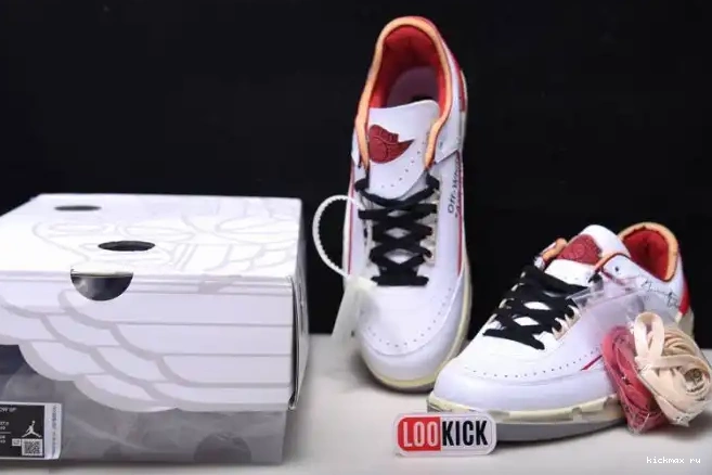 Rep Off-White Low White Jordan Retro DJ4375-106 SP Red 2 0527